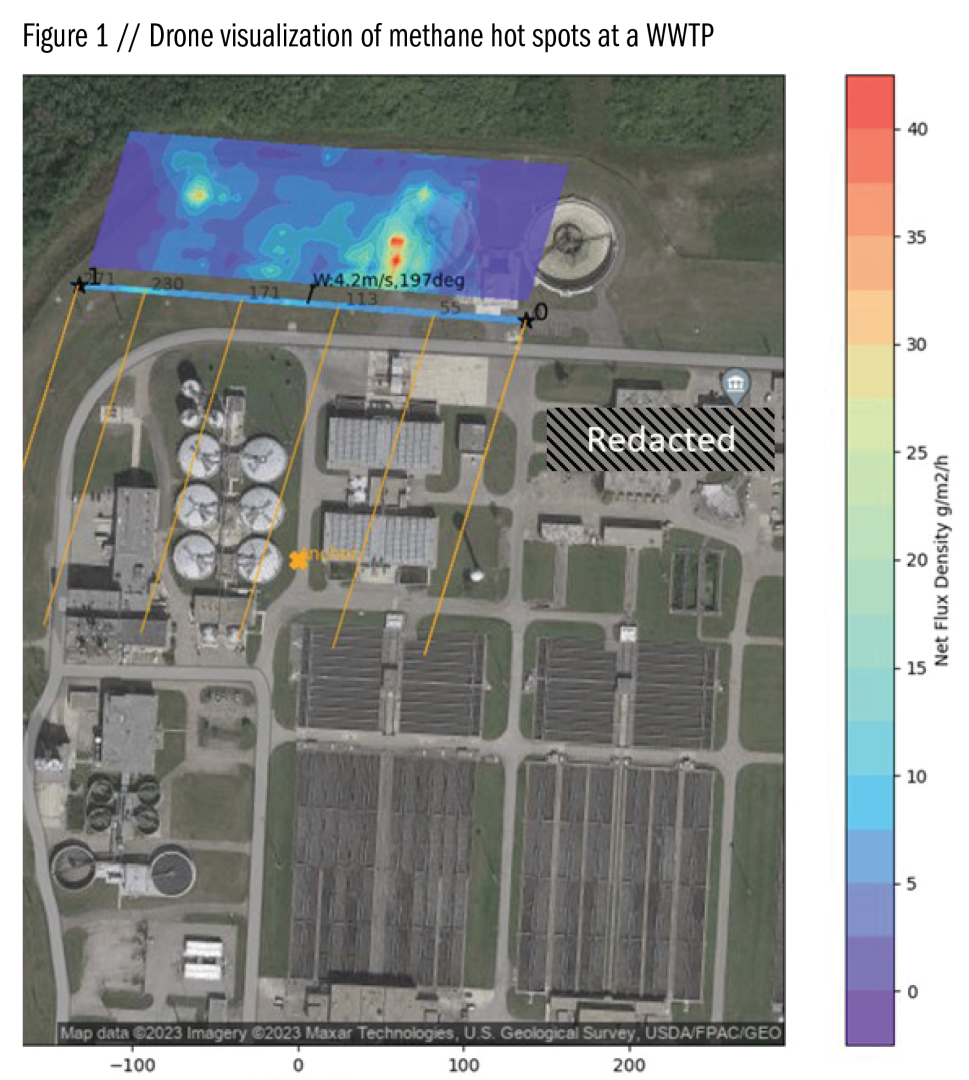 The City of Columbus Southerly Wastewater Treatment Plant is seen from an aerial view using an OGI camera and flame ionization detector.